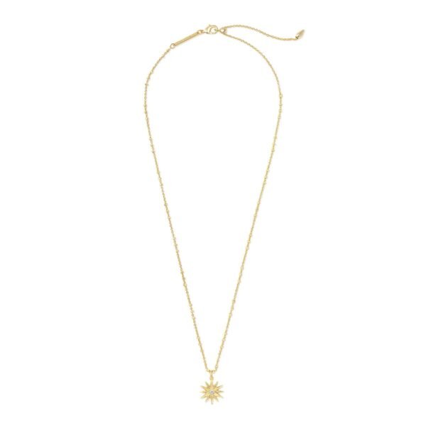 Star Charm Pendant Necklace in Gold - Image 4